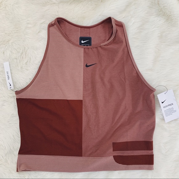 nike tech knit crop top